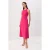 TRENDYOLMİLLA Dames Roze Effen Midi Mouwloos A-lijn Jurken