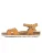 Bayton Sandaal  camel / zwart