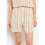 LOLALIZA high waist gestreepte casual short ecru