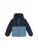 COLOR KIDS Winterjas ‘ COJacket Quilt – Colorblock ‘  blauw