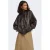 JDY imitatieleren jas – donkerbruin