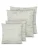 Aspero Kussens ‘ Carrara ‘  rosa / wit