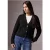 Street One Studio Dames Kort vest in Zwart