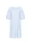 usha WHITE LABEL Jurk ‘Minimalistic’  lichtblauw