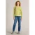 White Stuff Clara Ls Embroidered Tee Yellow Multi