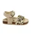Shoesme Sandalen taupe Panterprint Suède –