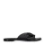 Sacha leren slippers zwart