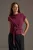TRENDYOLMİLLA Dames Bordeaux Effen Mouwloos Getailleerd Blouses