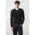 Mango Man wollen regular fit trui – zwart