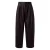 Vegan Leren Pantalon met Persplooien Dames COMMA
