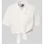 Tommy Jeans regular fit linnen blouse van mix van linnen met strikdetail