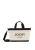 JOOP! Jeans Handtas ‘Calduccio Tela Yvette’  beige / zwart