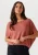 Summum Top Dames Oversized Knitted Top Viscose Blend Knit,