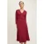 LK Bennett Dr Astrid Ponte Dress Dark Red
