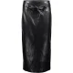 Geisha 66535-19 785 skirt pu dark brown