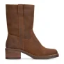 PS Poelman Brave leren enkellaarzen cognac