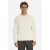 No Excess regular fit gebreide trui met geribde boorden – stone