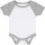 Larkwood Baby baseball bodysuit met korte mouwen
