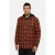 Dickies Fleece Hemd met Kap Heren Rood Shirt Jacket