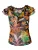 KOROSHI Blouse  gemengde kleuren / zwart