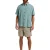Jack Wolfskin Heren-T-shirt met ruitjesmotief en relaxte pasvorm (Donkere marine)