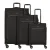 D&N Kofferset ‘Travel Line 9704 ‘  zwart