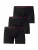 HUGO Boxershorts  rood / zwart