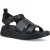 Fitflop F-Mode Vissersleren Dames Zwarte Smalle Sandalen