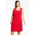 YOEK jurk van travelstof DOLCE rood