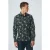 No Excess Shirt Stretch Allover Printed Black