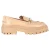 Stuart Weitzman Perla Versierde Platform Loafers in Beige Patenten Leer