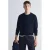 Mango Man slim fit gebreide trui – marine