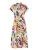 TATUUM Blousejurk ‘Nicoletta’  lichtbeige / mosterd / lichtroze / rood