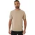 Threadbare Heren Kabelgebreid T-shirt met ronde hals (Beige)