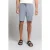 No Excess Short Chino Jersey Travel Washed Blue