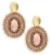 LOTT. gioielli Oorbellen Dames Ce Si Filled Oval 3 Rings With Stone L