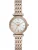 FOSSIL Analoog horloge ‘Carlie Mini’  goud / zilver / parelwit