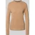 Christian Berg Woman Regular fit shirt met lange mouwen van zuivere wol in gebreide look