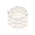 Ring met 3 Rijen – Handgemaakt – van Echte Zoetwaterparels – KLEUR NATUURLIJK WIT – 4 mm