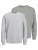 JACK & JONES Sweatshirt ‘Star’  grijs gemêleerd