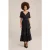 We Fashion Dress Maxi Length Black