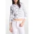 Michael Kors Metlic Shirtp Snap Jacket White/silver