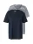 Ulla Popken Shirt  navy / wit