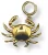 Bonnie Studios Dames Crab Gold Pendant, Kleur: Goud