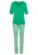 s.Oliver Pyjama  groen / wit