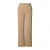 Yest wide leg regular waist broek camel