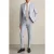 Reiss Textured Mixer Trouser Soft Blue