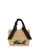 Karl Lagerfeld Strandtas  sand / zwart