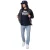 Hooded sweatshirt met rits Lonsdale Slough