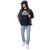 Hooded sweatshirt met rits Lonsdale Slough